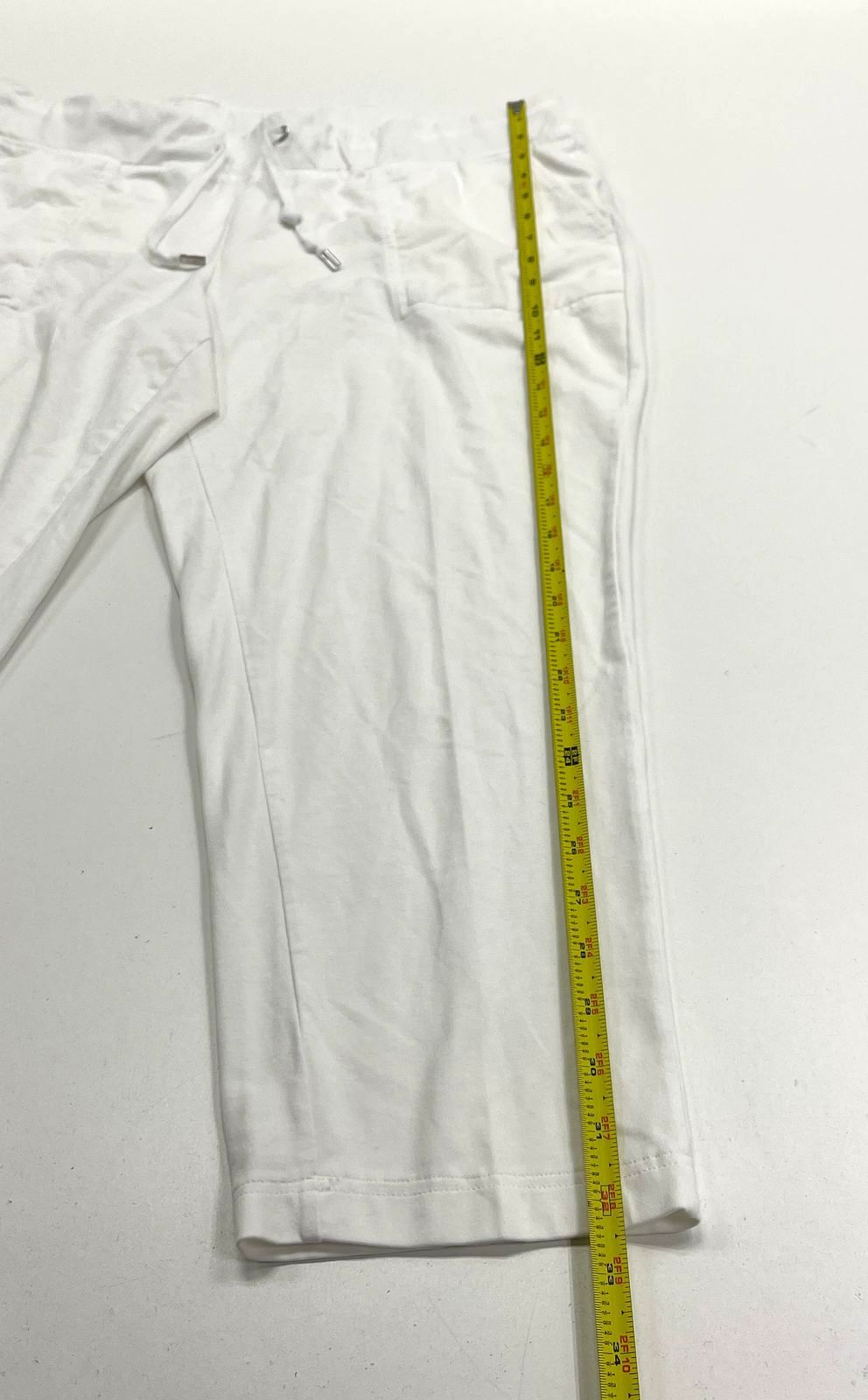 Women's L-RL Ralph Lauren Active White Capri Casual Pants - Size Large