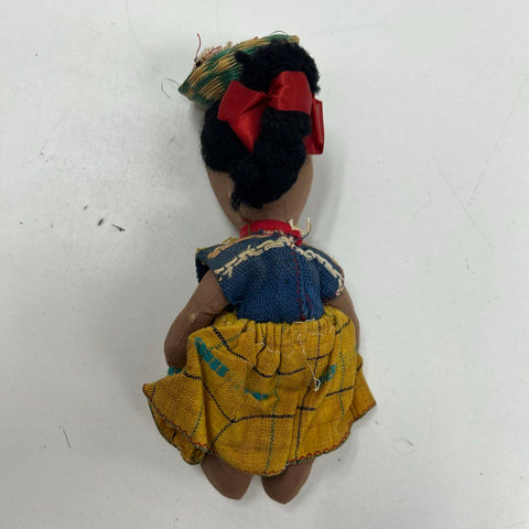 Vintage Mid-Century Doll Lot (3) Rozetta Dutch Boy Felt & Folk Art Dolls