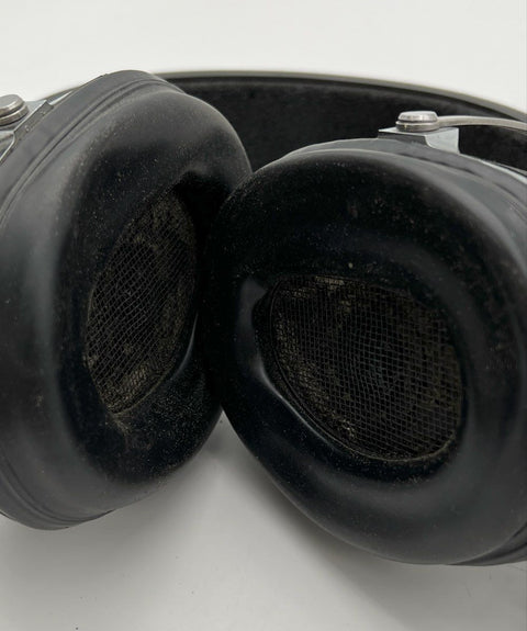 Vintage Koss XTR-9 Stereo Over-Ear Headphones Coiled Cord 1/4" Plug Untested
