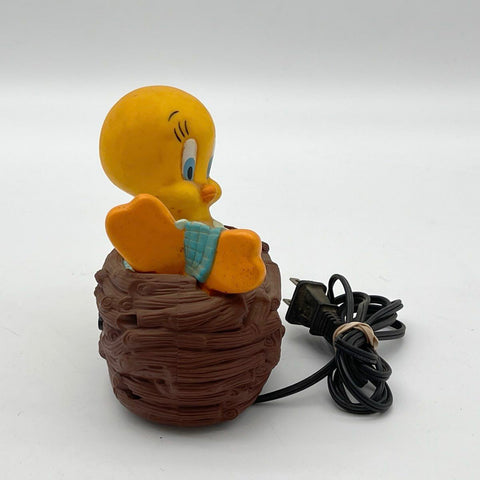 Vintage Tweety Bird Westclox Alarm Clock 1996 Warner Bros Tested Lights Up