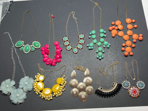 Statement Necklaces Lot Assorted Styles