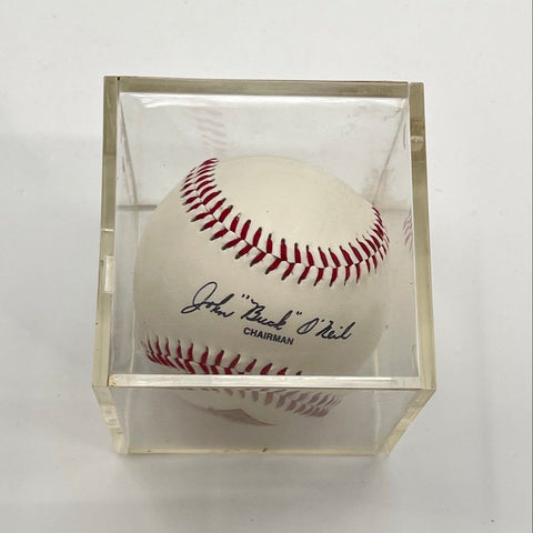 Signed Baseball Fotoball Buck O'Neil Negro Leagues Museum NLBM Autograph
