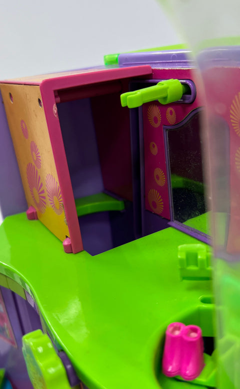 Vintage Collectible Toys Mattel Polly Pocket Mall Cafe Fold Out Play Set Lot