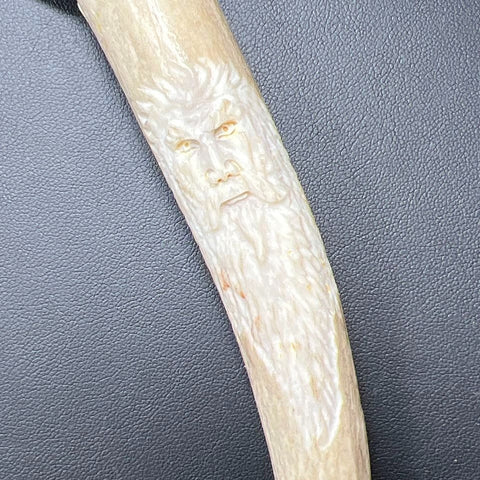 1996 Carved Horn by Brad Ridgely Necklace