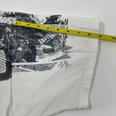 Y2K Dale Earnhardt Jr 88 Nascar AOP T-Shirt Chase Authentics AMP Energy Sz 2XL