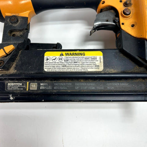 Bostitch BTFP12233 18 Gauge Brad Nailer Smart Point Magnesium Pneumatic