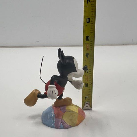 Disney Classics Mickey Mouse On Top of the World Millennium Figurine w/ COA