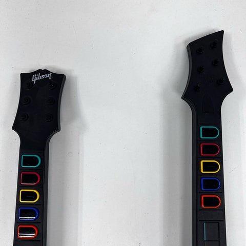 RedOctane Guitar Hero Wii 2 Controllers Gibson Les Paul Not Tested Sold As-Is