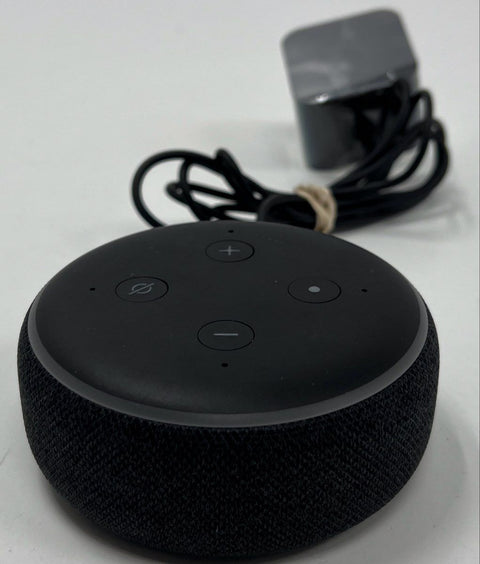 Amazon Echo Dot 3rd Generation Smart Speaker Charcoal With Power Adapter Tested