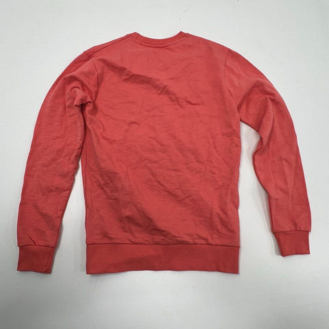 Denim & Flower Men's Crewneck Performance Fleece Sweatshirt Coral NWT Size S