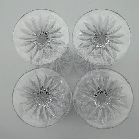 Marquis by Waterford Brookside Crystal Wine Goblets Set of 4 Clear 8.5 Inch
