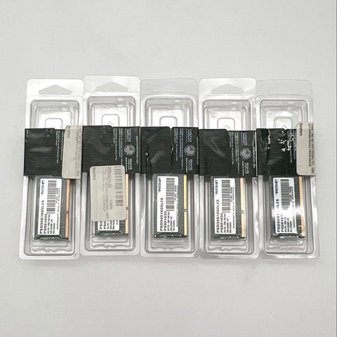 Patriot Signature 4GB DDR3 1600MHz Laptop RAM Lot 5 PSD34G1600L2S PC3-12800 NIB