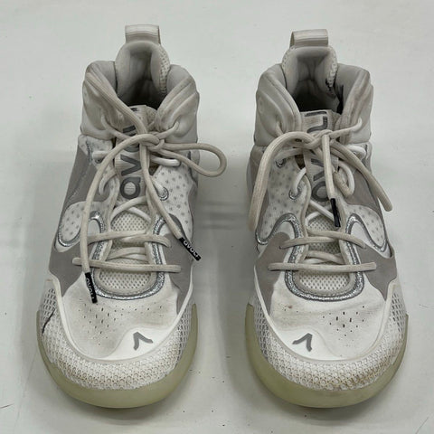 Avoli A2 White Silver Mid Top Volleyball Sneakers Women's Size 9