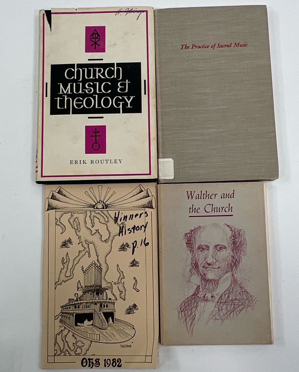 Lot Of 4 Religious Church Music Theory Books 1950s-60s