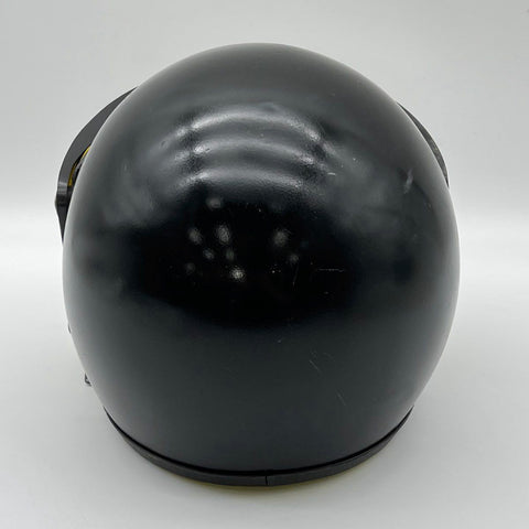 Vintage Sno Rider Helmet Black with Amber Visor AMA Approved Display Only