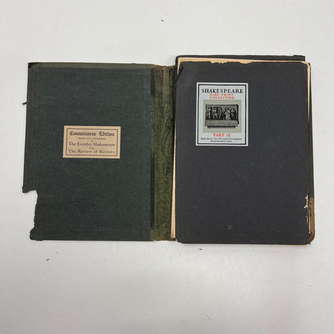 c.1900 Shakespeare Rare Print Collection Seymour Eaton Connoisseur Ed. Portfolio