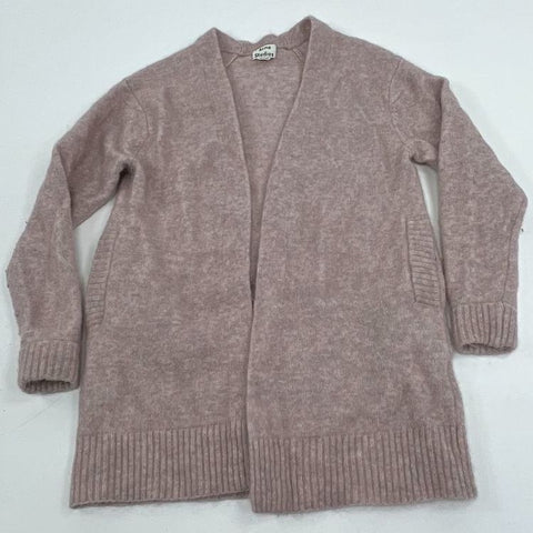 Acne Studios Raya Sh Mohair Dusty Pink Open Front Cardigan Sweater Womens M