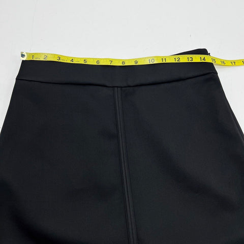 Ann Taylor Women's Black Maxi Skirt High Front Slit Polyester Sz 4 NWT