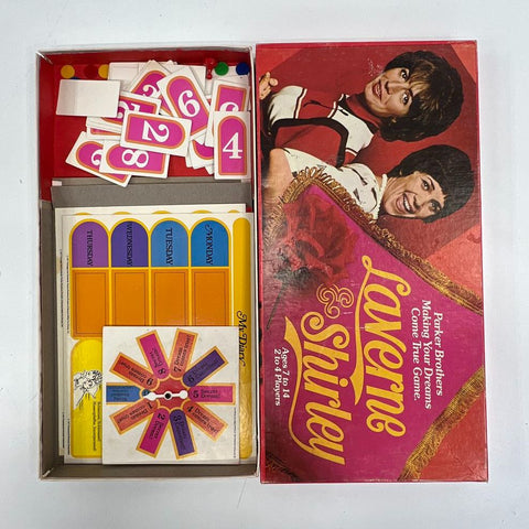 Vintage 1977 Laverne & Shirley TV Show Board Game Parker Brothers
