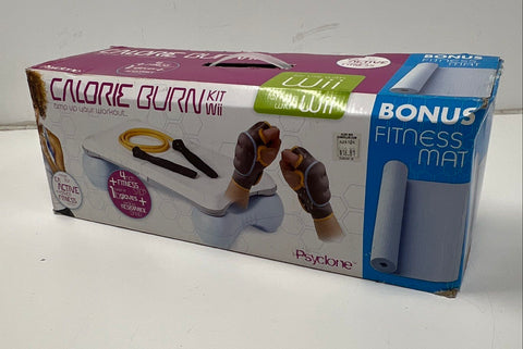 Psyclone Calorie Burn Kit Nintendo Wii Fitness Lot 2 With Mats & Bands