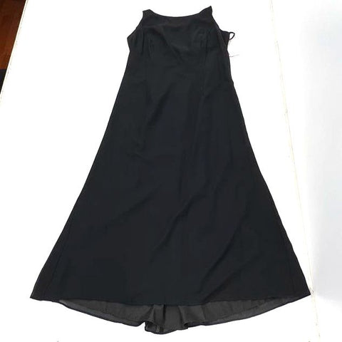Vintage Y2K Michaelangelo Black White Colorblock A-Line Gown Dress Womens 18 NWT