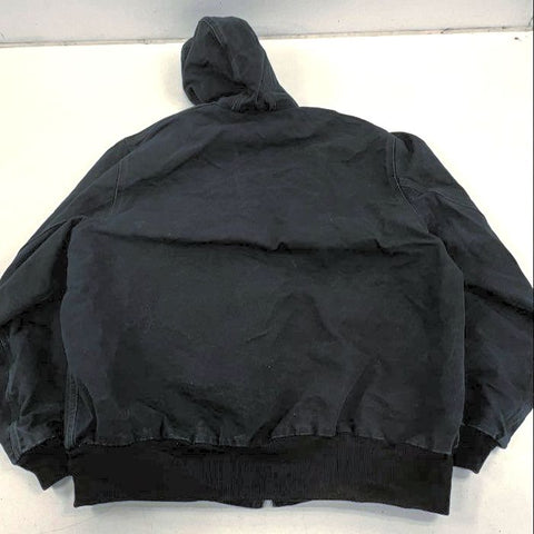 Vintage Carhartt Men's J131 Black Thermal Lined Active Jacket USA Made XL