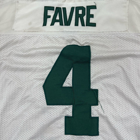 Nike Men's Vintage Green Bay Packers Brett Favre #4 White Jersey Sz 48