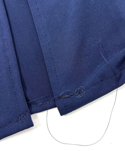 Michael Kors Navy Blue Grommet Lace-Up V-Neck Dress Women's XL