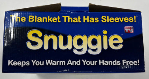 Snuggie Adult Blanket with Sleeves Camel Super Soft Fleece New NIB One Size