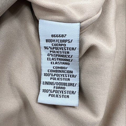 JS Collections Women's Sheath Dress Black Illusion Neck 3/4 Sleeve NWT Sz 12