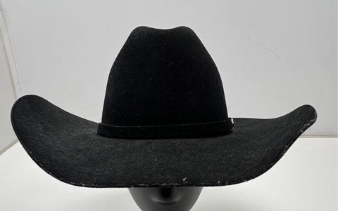 Stetson Men's Black Apache American Buffalo Collection 4X Cowboy Hat Sz 7