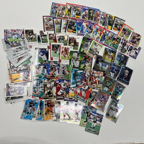 100+ Card Football Lot NFL Topps Upper Deck 1990s 2000s Stars & Inserts