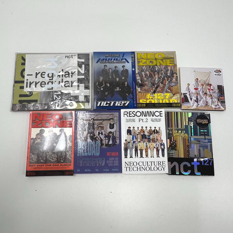 NCT 127 NCT Dream K-Pop Album CD Lot of 8 Neo Zone Resonance Regular Irregular
