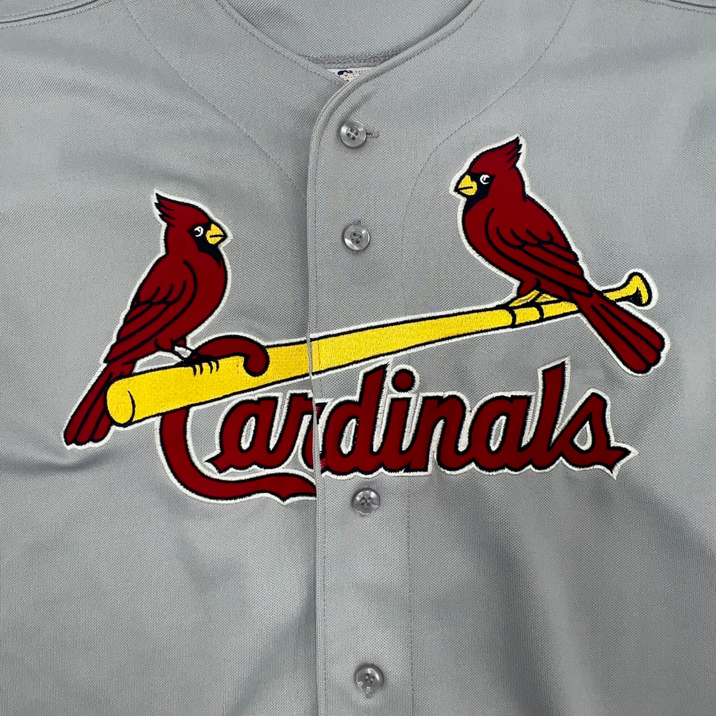 Cardinals Pujols #5 Genuine Merchandise Majestic Jersey Gray Size 14/16