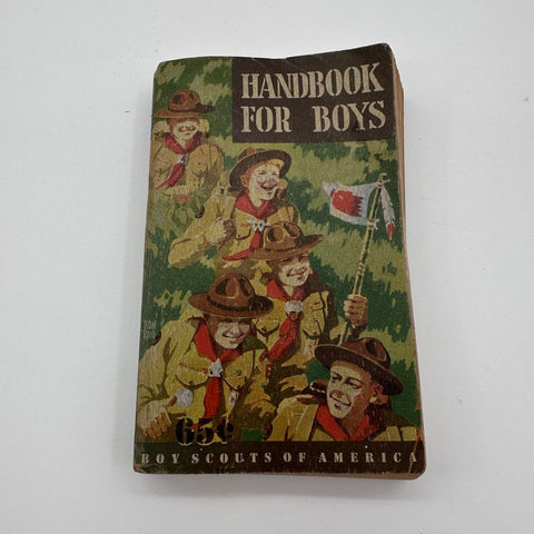Vintage Boy Scouts of America Handbooks Lot 2 BSA Handbook for Boys Rockwell