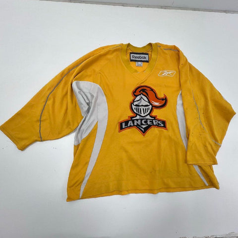 Vintage Y2K Reebok Omaha Lancers Hockey Jersey USHL Sz XXL