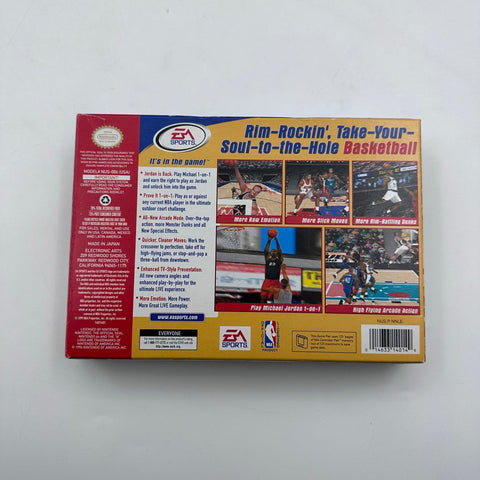 NBA Live 2000 Nintendo 64 N64 CIB Complete in Box Manual EA Sports Retro 1999