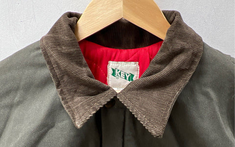 Vintage 80s KEY Quilt Lined Duck Canvas Workwear Coveralls Made in USA Sz XL