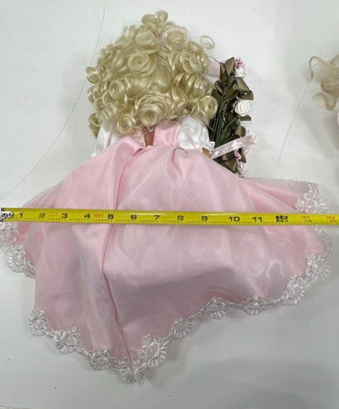 Vintage Precious Moments Dolls Lot of 7 Collectible 12" & 5" Vinyl Cloth