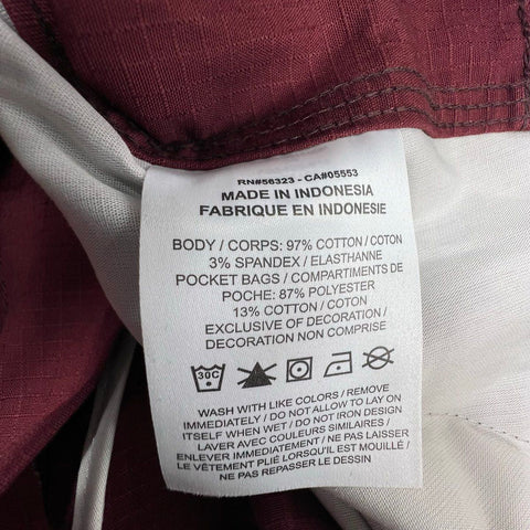 Nike SB Men's Dark Team Red Ripstop Skate Pants Straight Leg Size 36 NWT