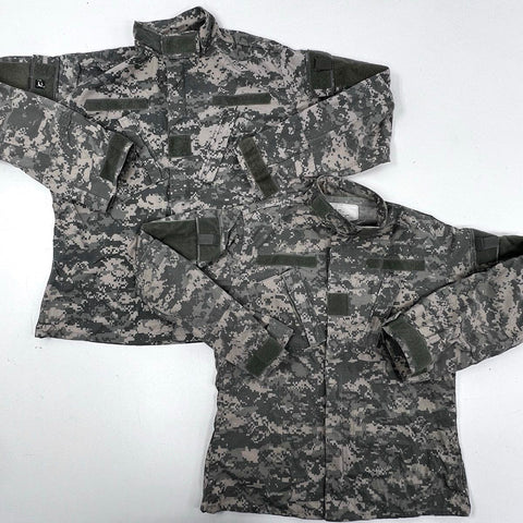 US Army ACU Digital Camo UCP Combat Uniform Coat Jacket Lot of 2 Sz S & M