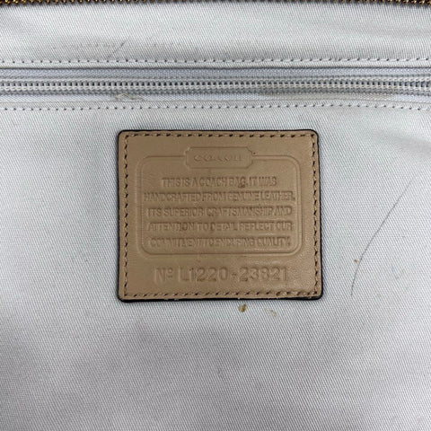 Coach Tan Saffiano Leather City Tote Bag Large Gold Hardware 23821