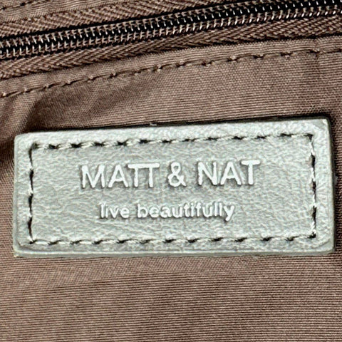 Matt & Nat Charcoal Grey Multi Functional Diaper Bag Backpack NWT