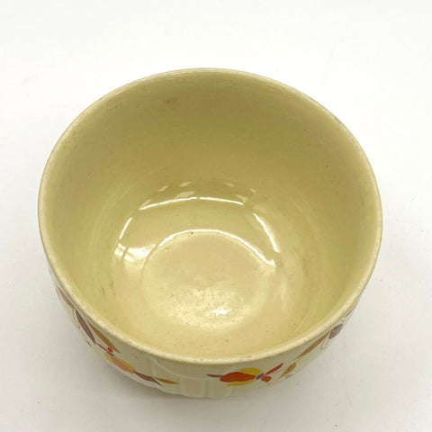 Hall Superior Autumn Leaf Mixing Bowl Jewel Tea Co Kitchenware 6 Inch Vintage