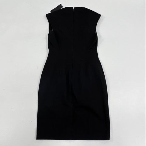 Banana Republic Women's Petites Dress Black Sheath V-Neck NWT Sz 2