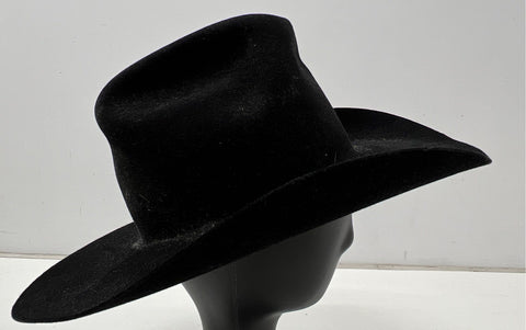 Mustang by Bailey Men's Black XXX Beaver Felt Cowboy Western Hat Made in USA