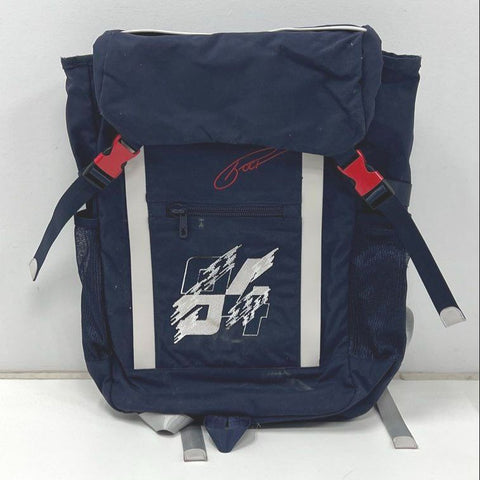 Vintage Y2K Red Bull Racing 04 Navy Blue Backpack Rucksack Embroidered Graphic