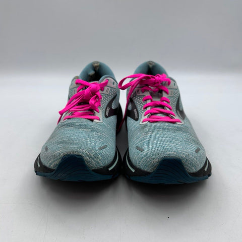 Brooks Ghost 14 Light Blue Pink Women's Running Shoes Size 10