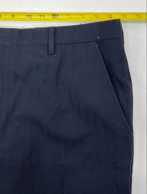 Vintage Adolfo 3 Piece Suit Men's Navy Blue Blazer Vest Pants