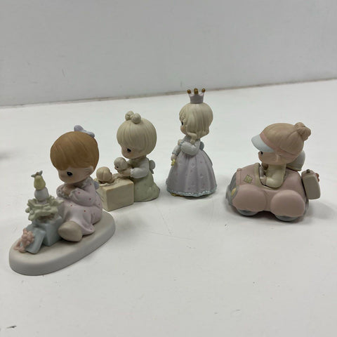 Precious Moments Enesco Figurine Lot of 8 Vintage Bisque Porcelain